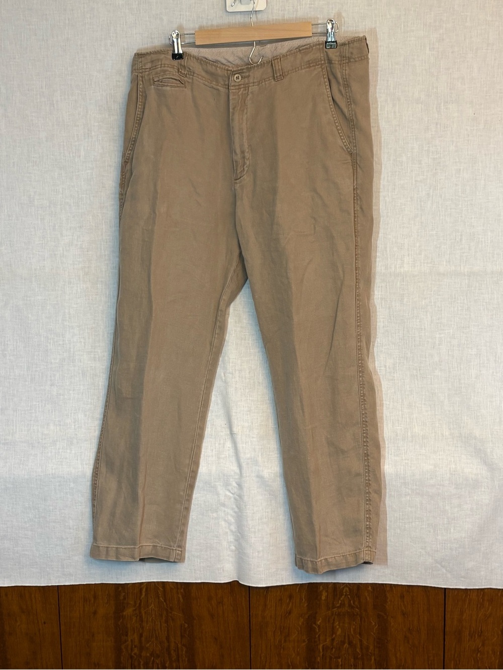 Daniel Cremieux Men's Khaki Chino Pants - Tan   38x32
